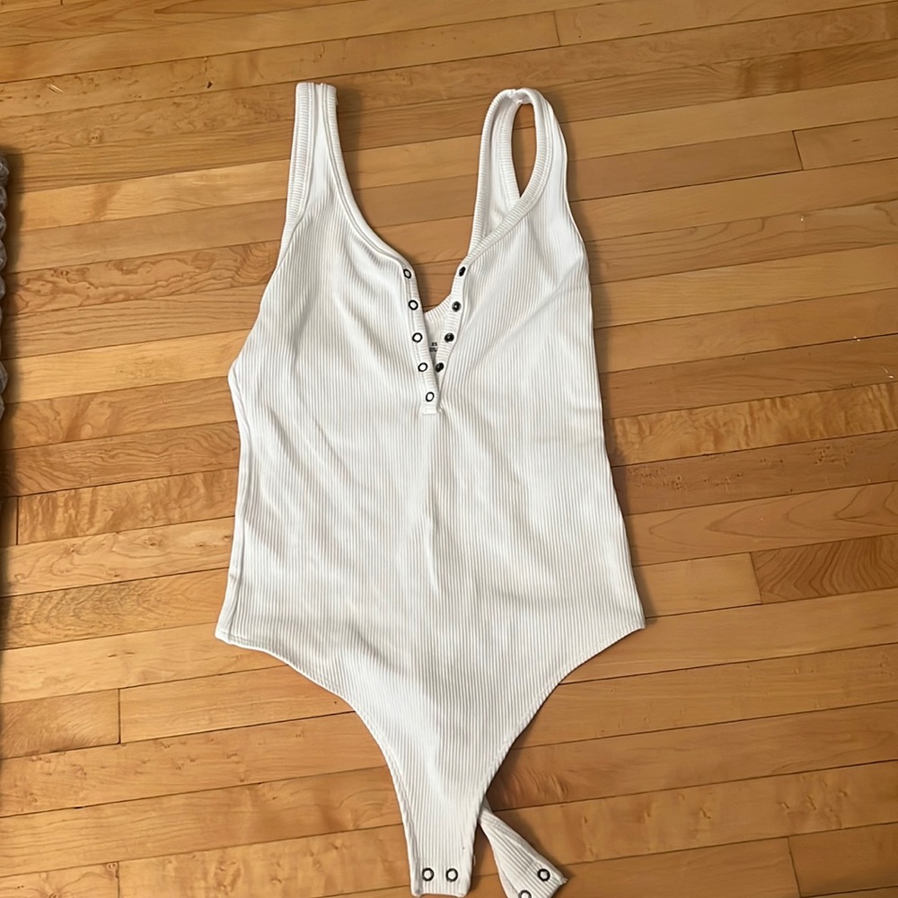 Abercrombie Button Front Bodysuit